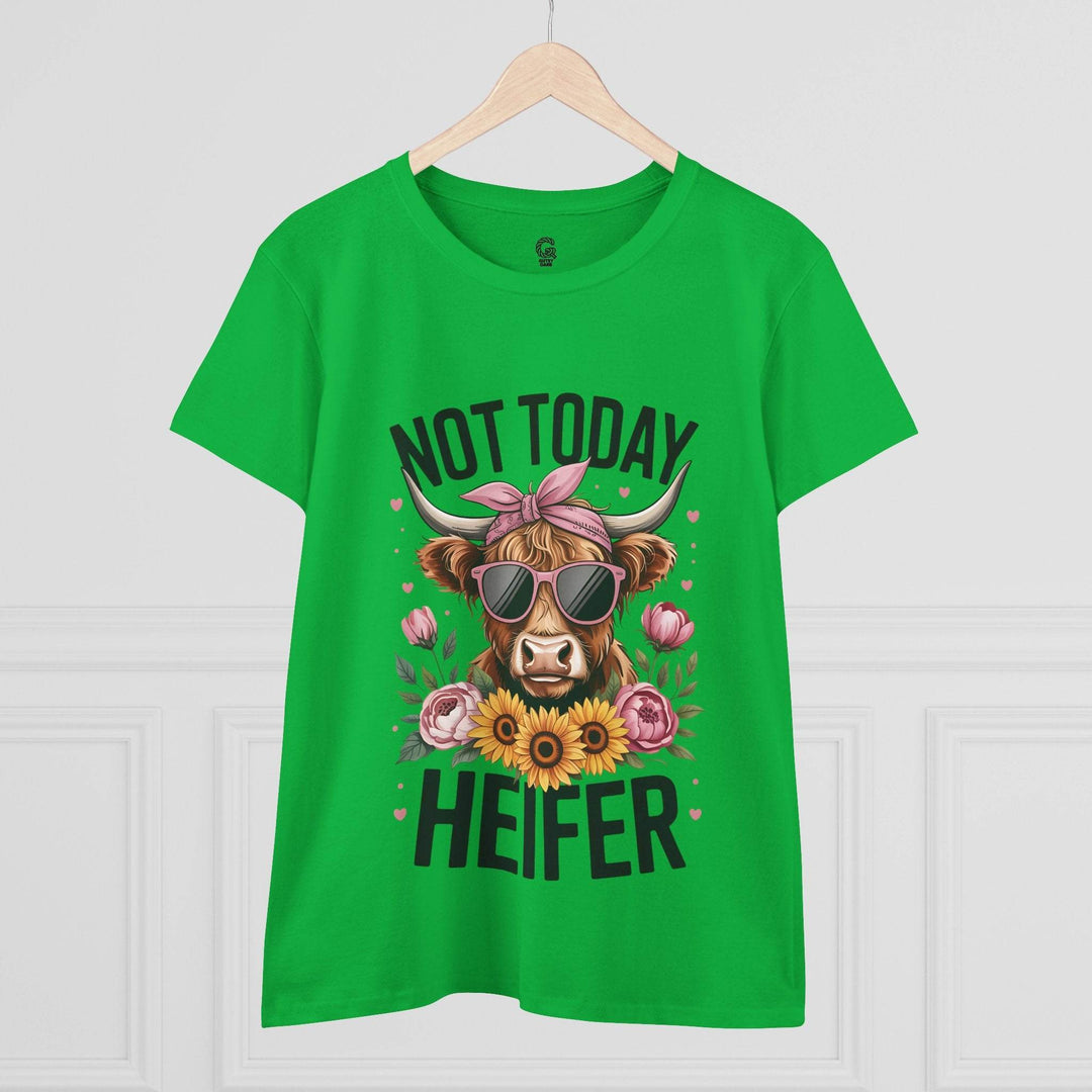 Not Today Heifer Shirt - Bold Graphic Tee - Gutsy Garb