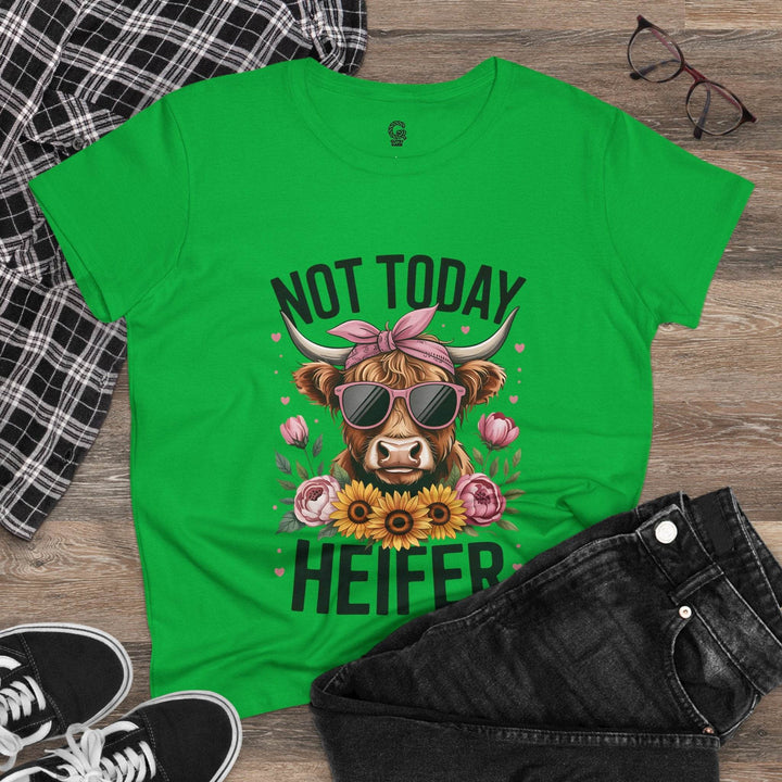 Not Today Heifer Shirt - Bold Graphic Tee - Gutsy Garb