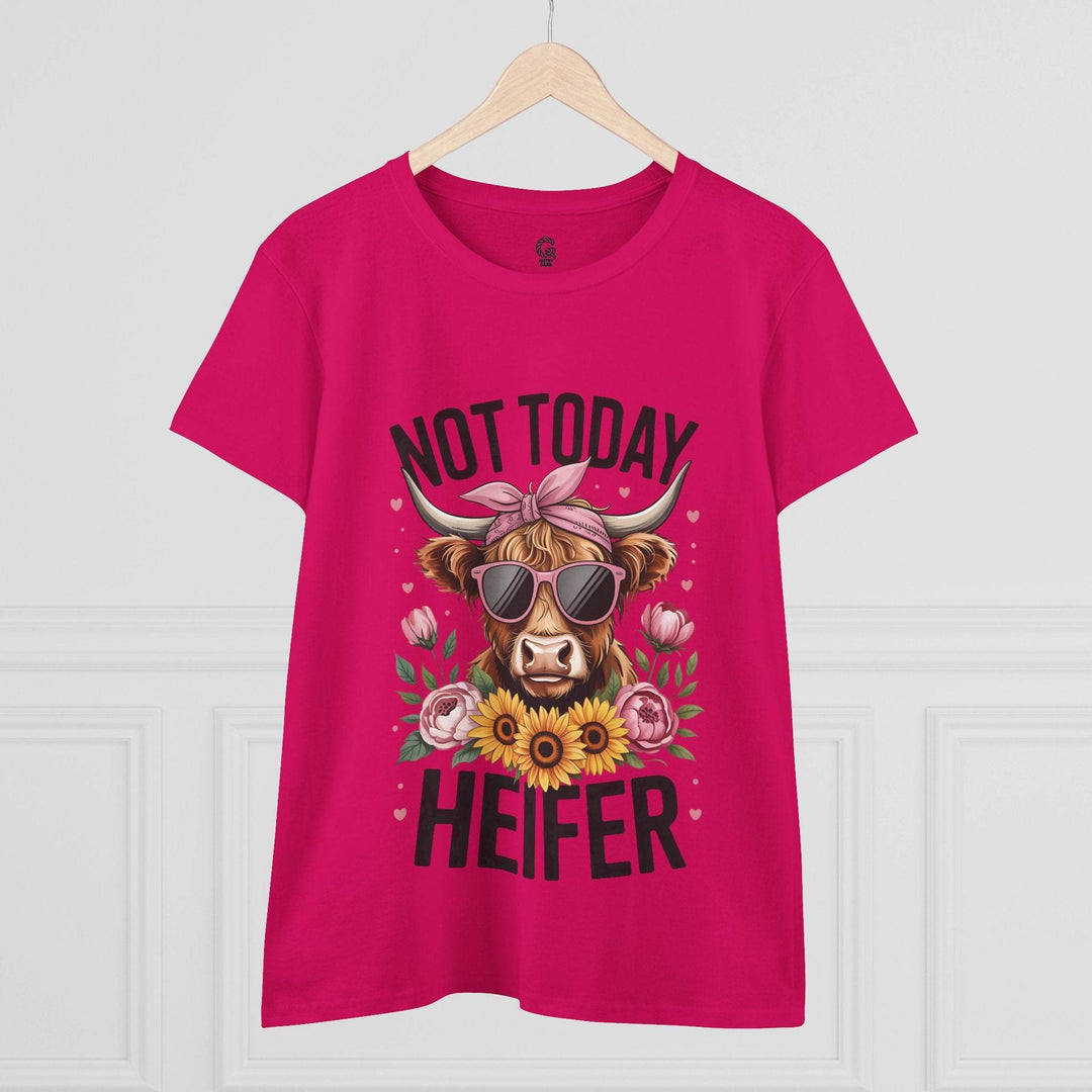 Not Today Heifer Shirt - Bold Graphic Tee - Gutsy Garb
