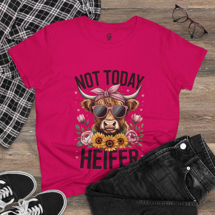 Not Today Heifer Shirt - Bold Graphic Tee - Gutsy Garb