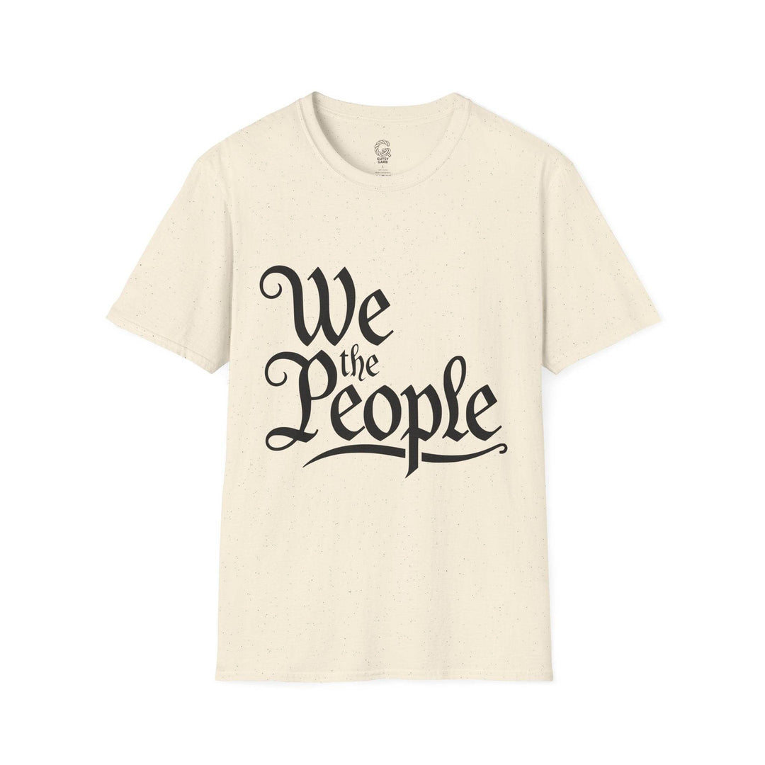 We the People Printed Tee – Bold Navy T-Shirt - Gutsy Garb