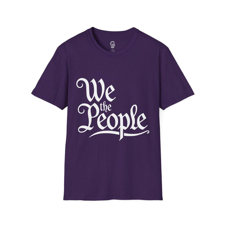We the People Printed Tee – Bold Navy T-Shirt - Gutsy Garb