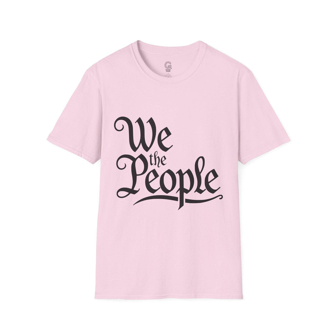 We the People Printed Tee – Bold Navy T-Shirt - Gutsy Garb
