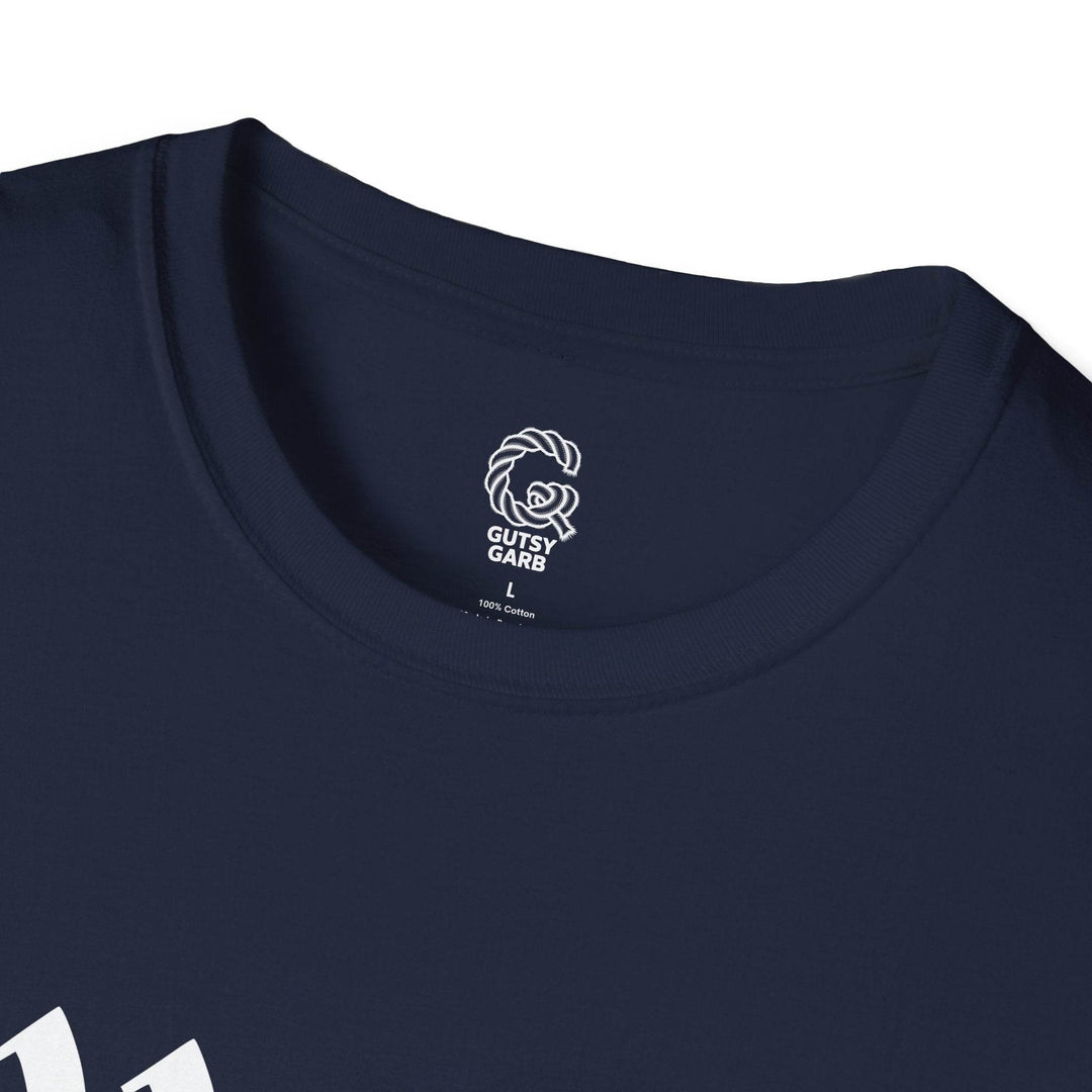 We the People Printed Tee – Bold Navy T-Shirt - Gutsy Garb