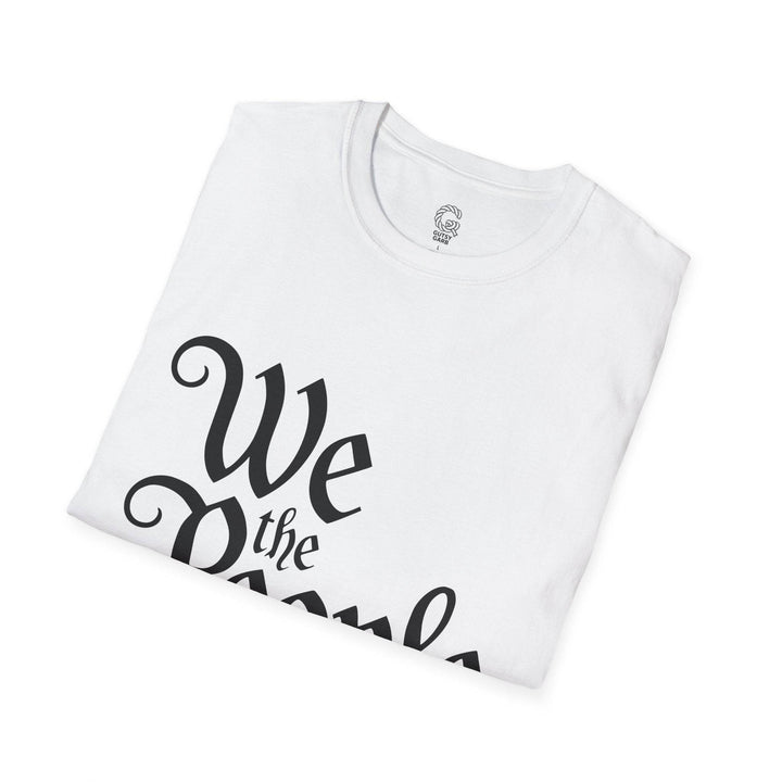 We the People Printed Tee – Bold Navy T-Shirt - Gutsy Garb