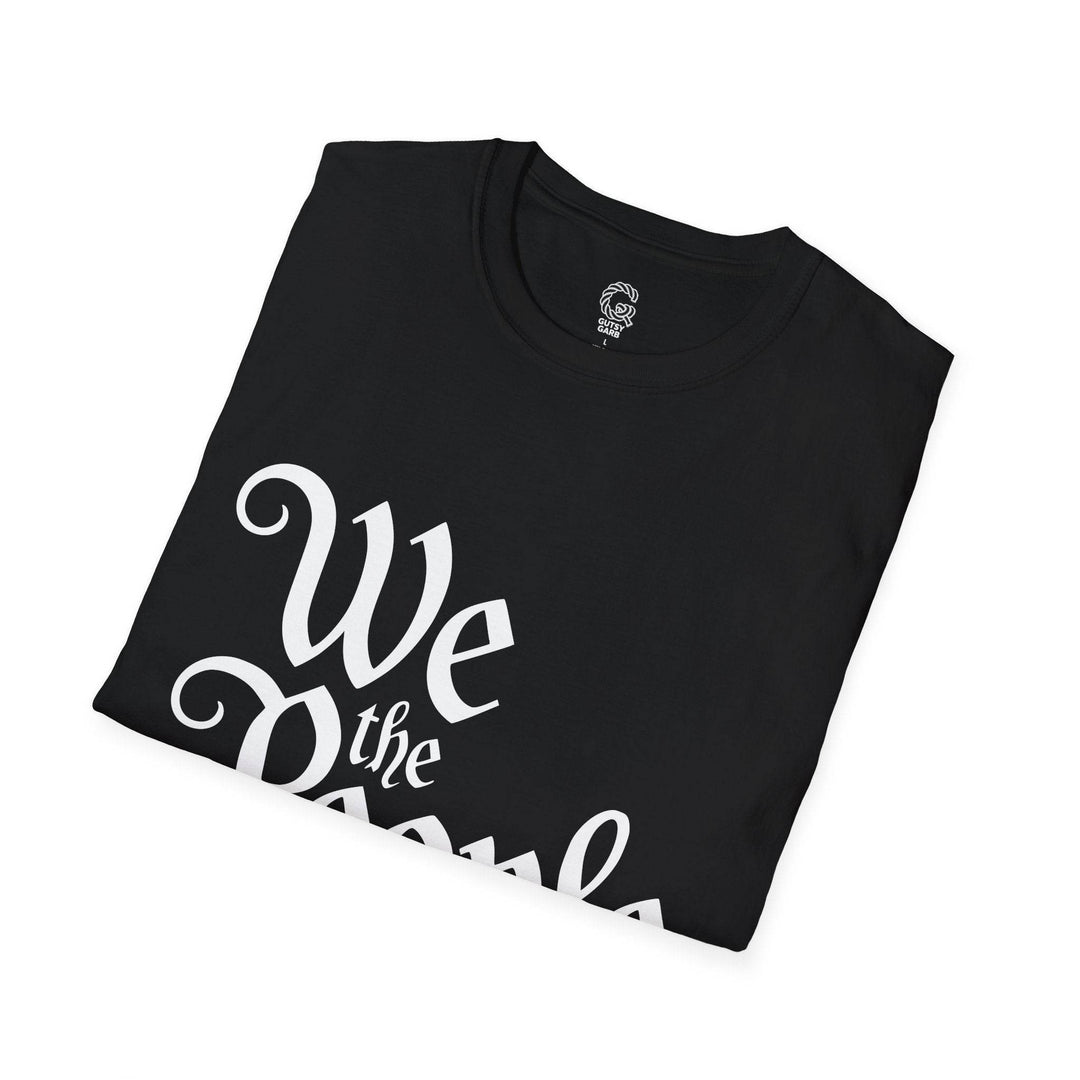 We the People Printed Tee – Bold Navy T-Shirt - Gutsy Garb