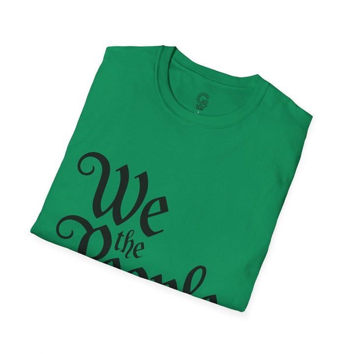 We the People Printed Tee – Bold Navy T-Shirt - Gutsy Garb