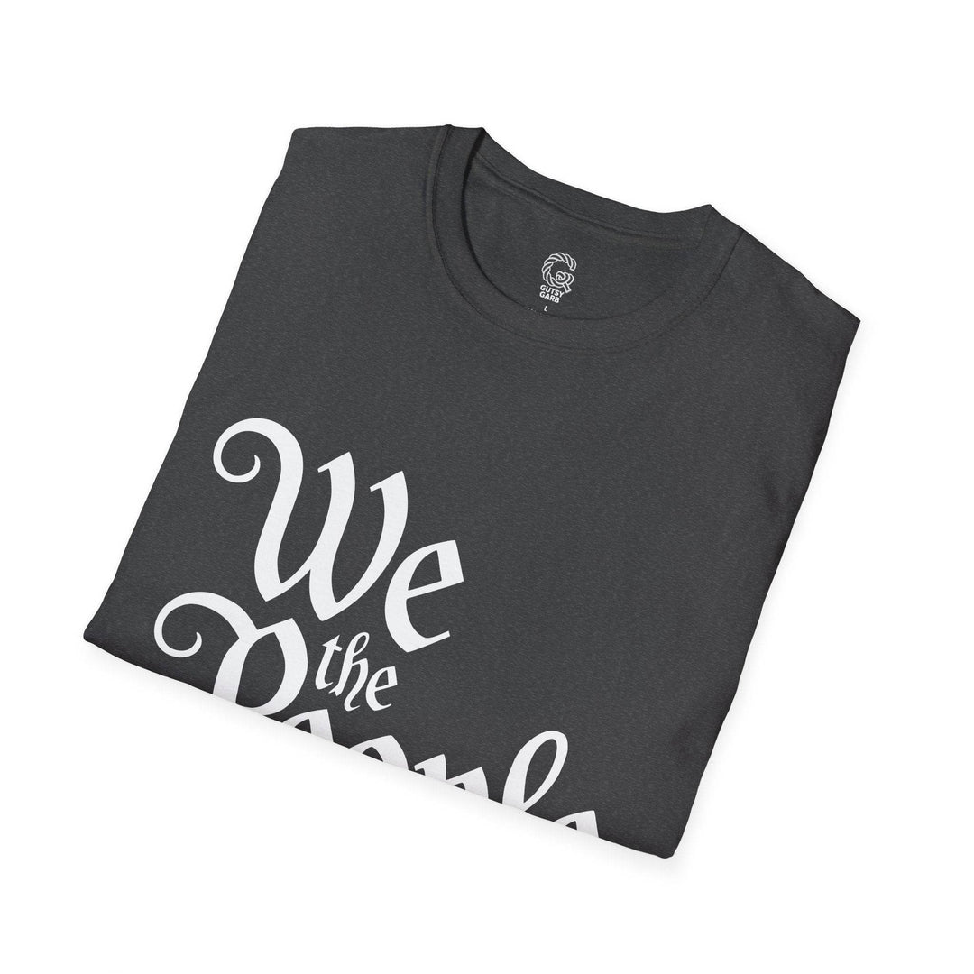 We the People Printed Tee – Bold Navy T-Shirt - Gutsy Garb