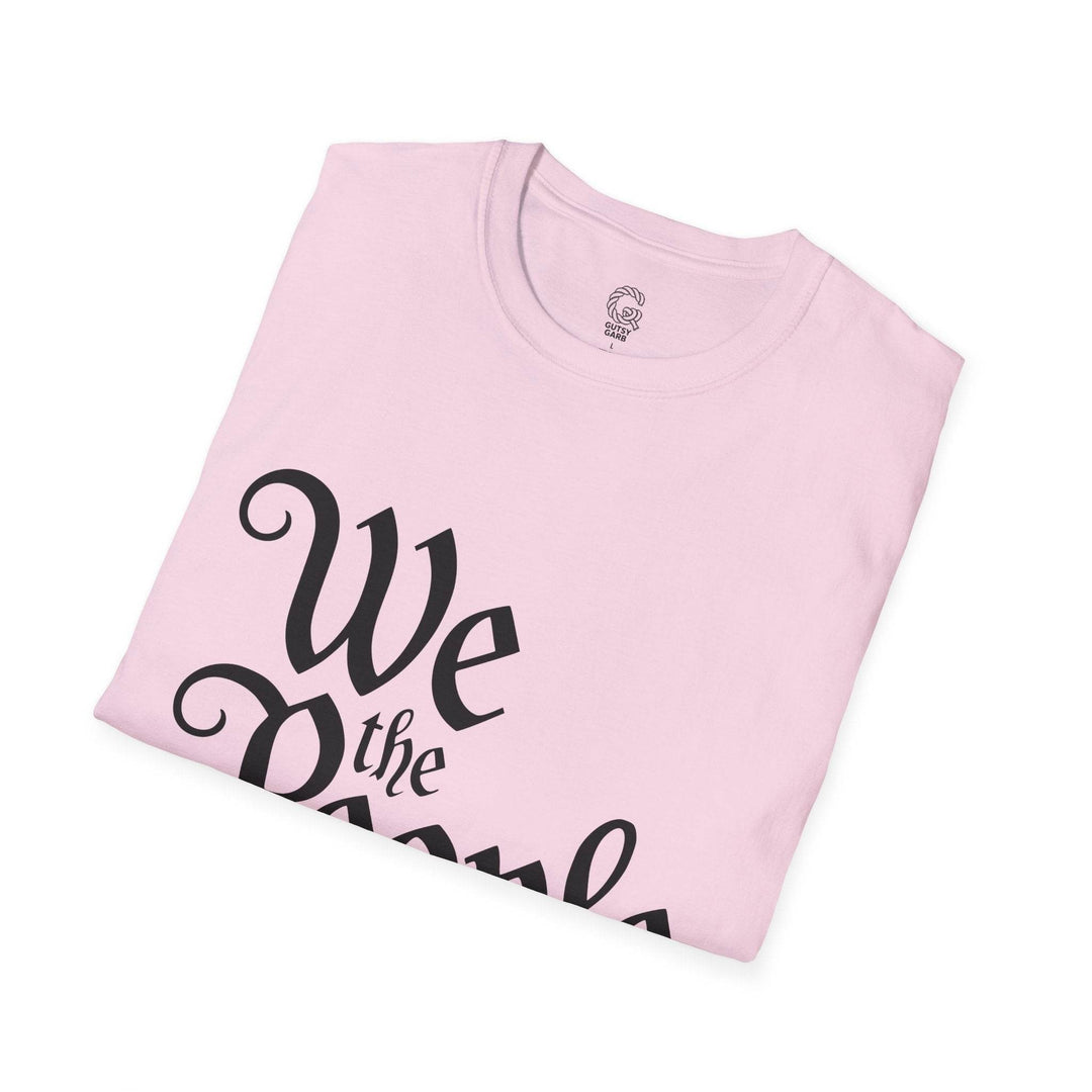 We the People Printed Tee – Bold Navy T-Shirt - Gutsy Garb