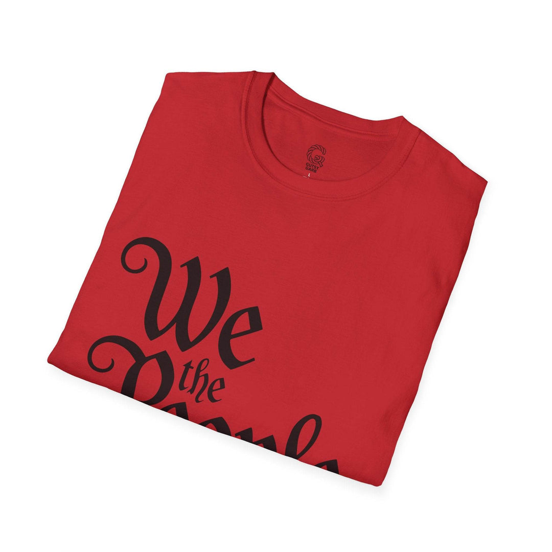 We the People Printed Tee – Bold Navy T-Shirt - Gutsy Garb