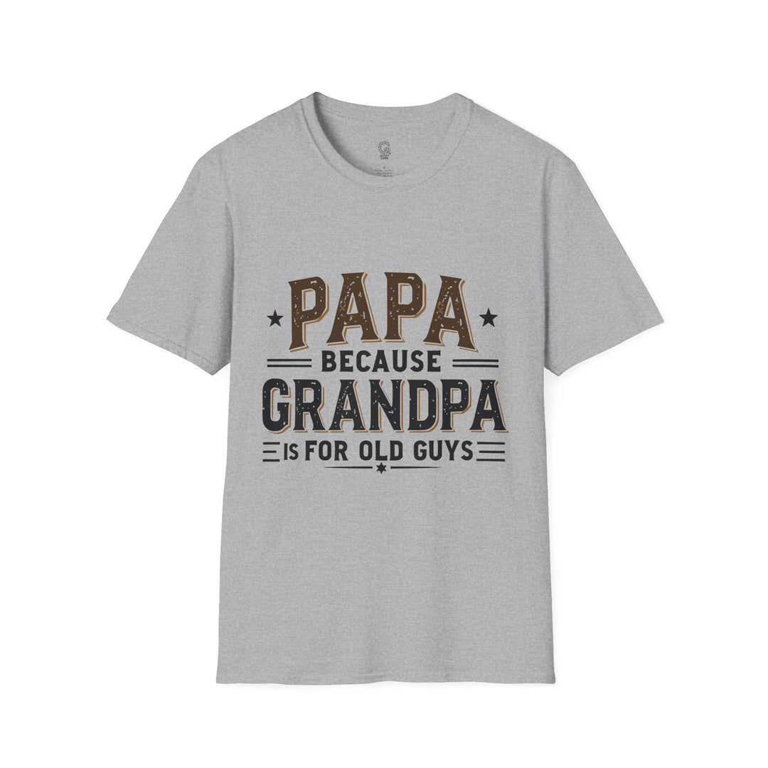 Cool Papa Shirt for Men - Bold Grandpa Tee - Gutsy Garb