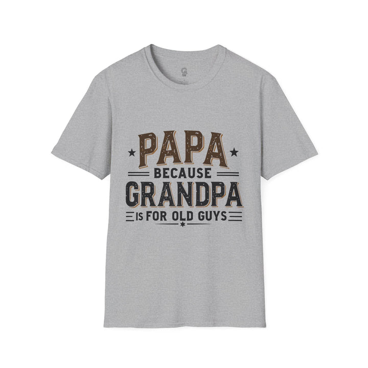 Cool Papa Shirt for Men - Bold Grandpa Tee - Gutsy Garb