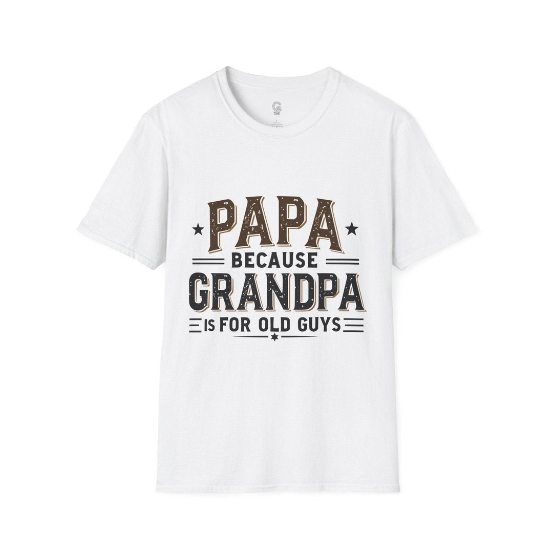 Cool Papa Shirt for Men - Bold Grandpa Tee - Gutsy Garb