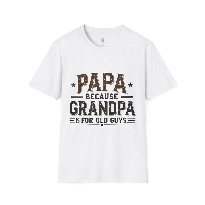 Cool Papa Shirt for Men - Bold Grandpa Tee - Gutsy Garb