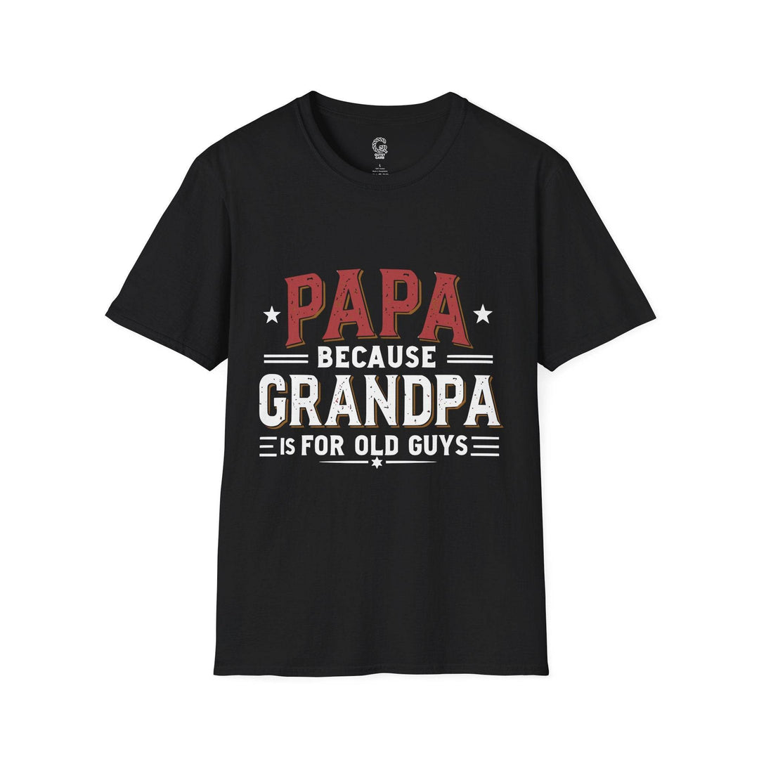 Cool Papa Shirt for Men - Bold Grandpa Tee - Gutsy Garb