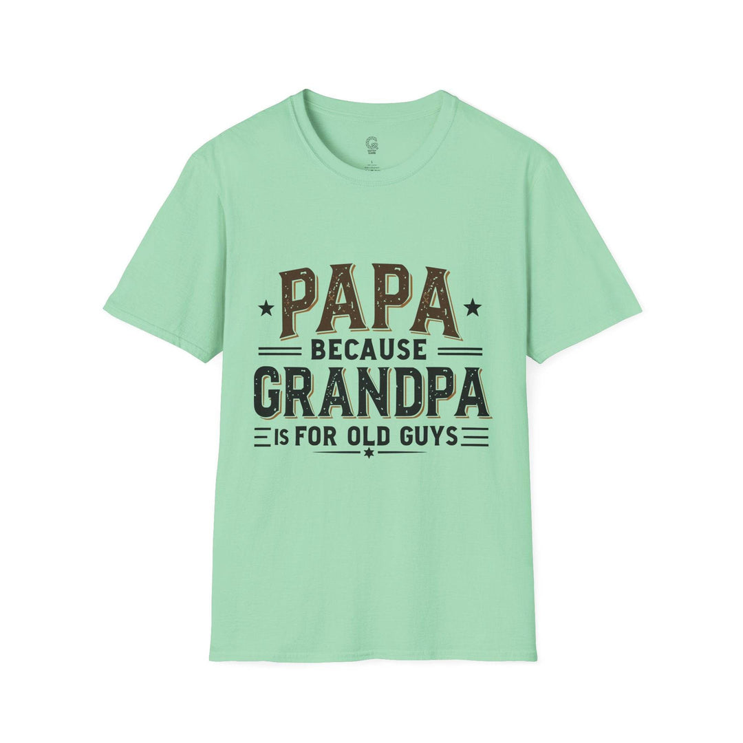Cool Papa Shirt for Men - Bold Grandpa Tee - Gutsy Garb