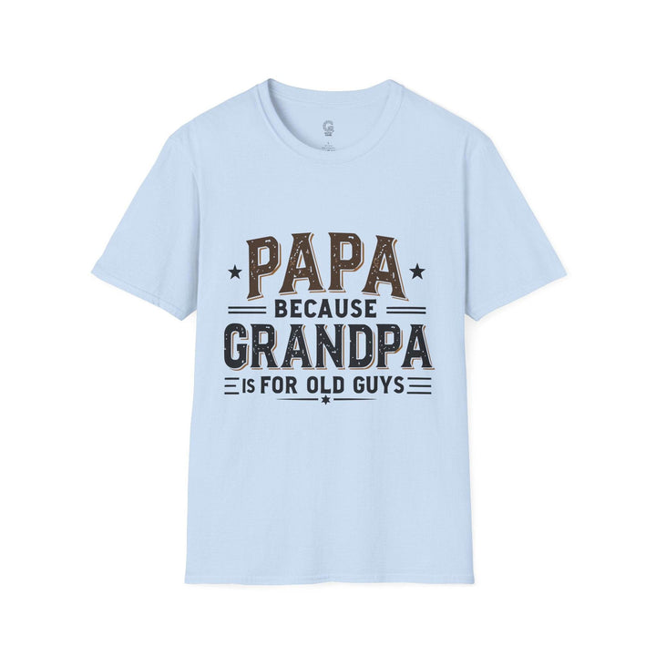 Cool Papa Shirt for Men - Bold Grandpa Tee - Gutsy Garb