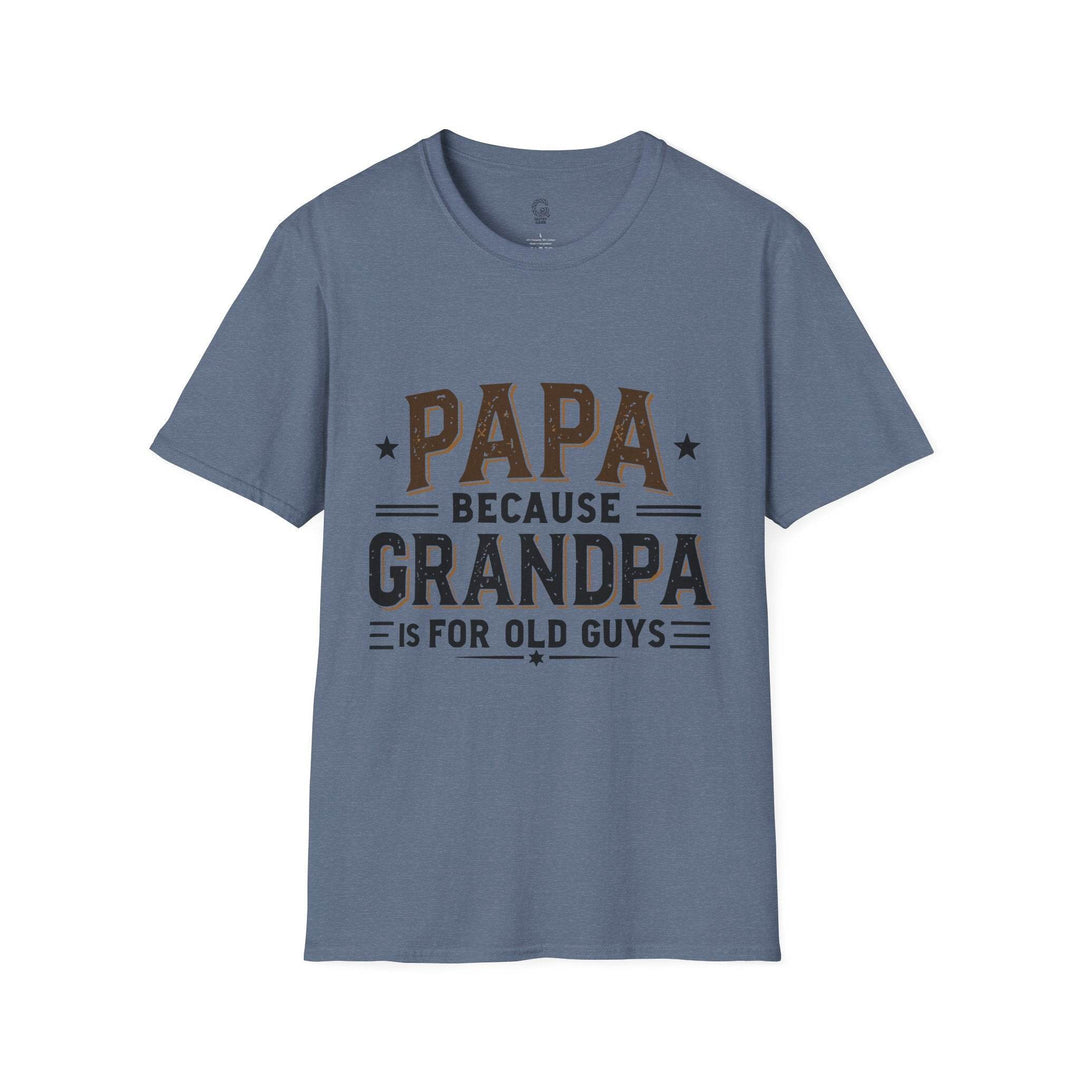 Cool Papa Shirt for Men - Bold Grandpa Tee - Gutsy Garb