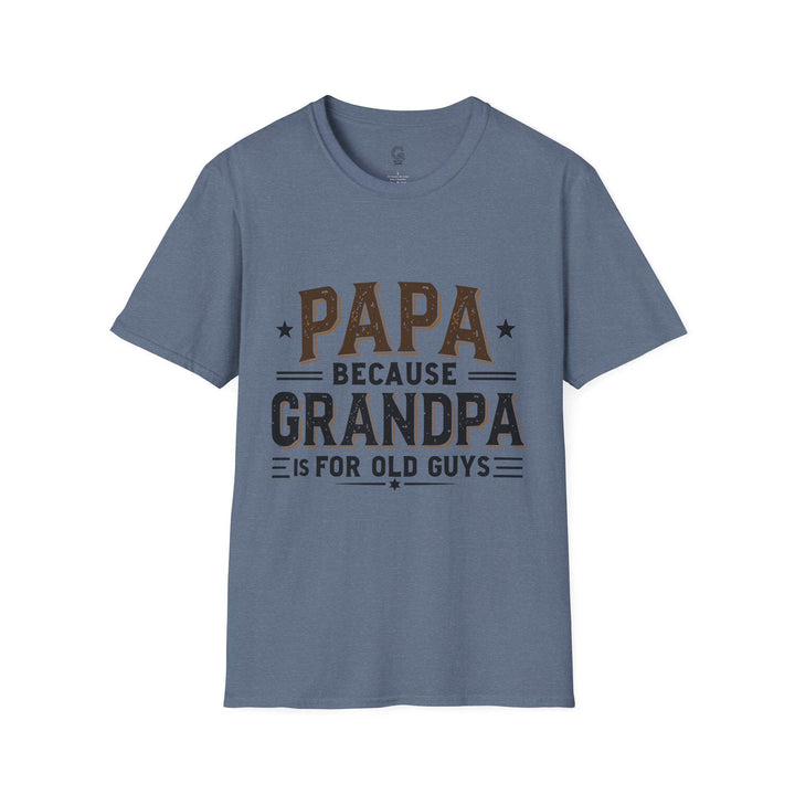 Cool Papa Shirt for Men - Bold Grandpa Tee - Gutsy Garb