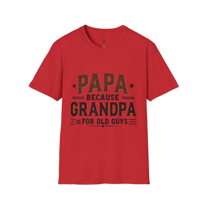 Cool Papa Shirt for Men - Bold Grandpa Tee - Gutsy Garb