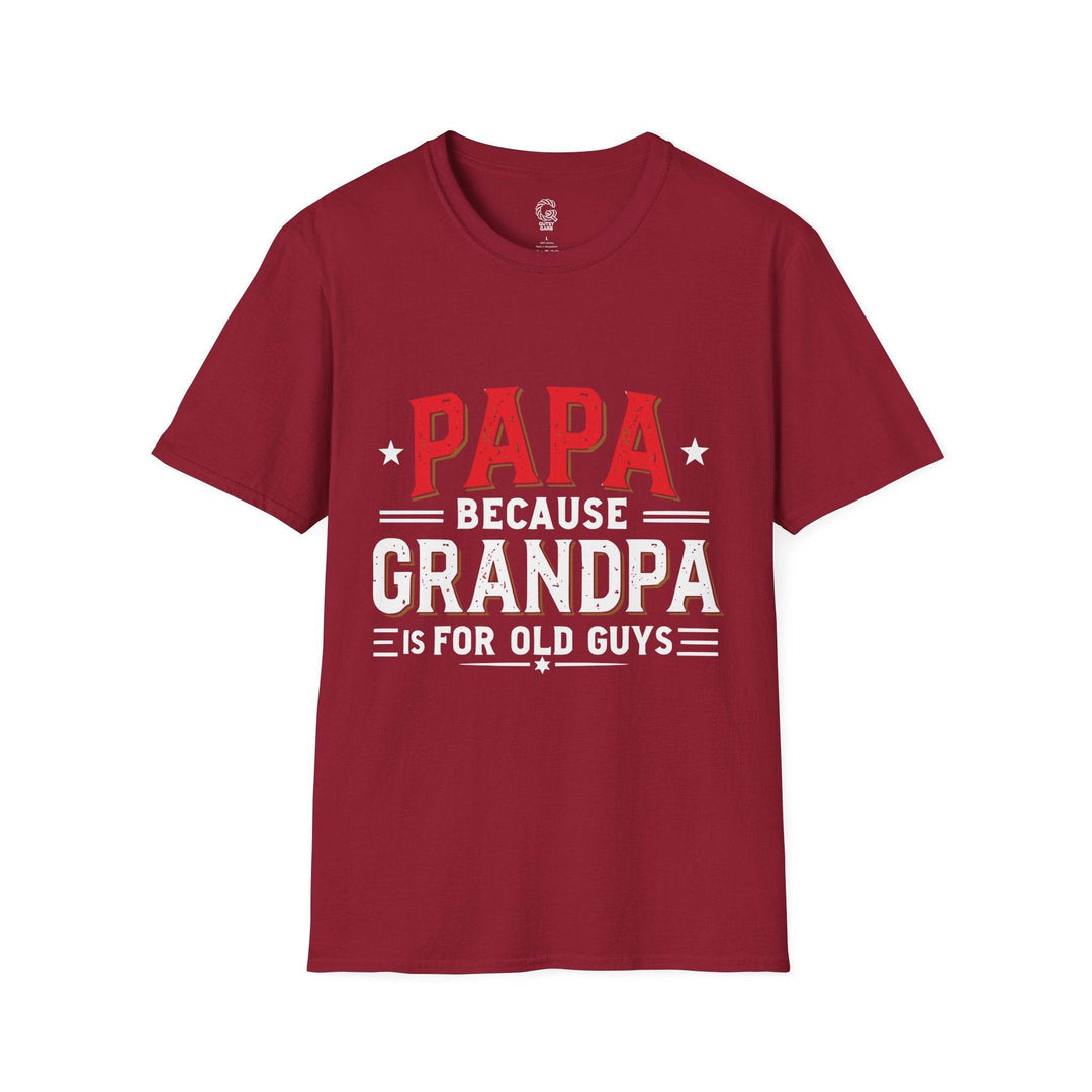Cool Papa Shirt for Men - Bold Grandpa Tee - Gutsy Garb