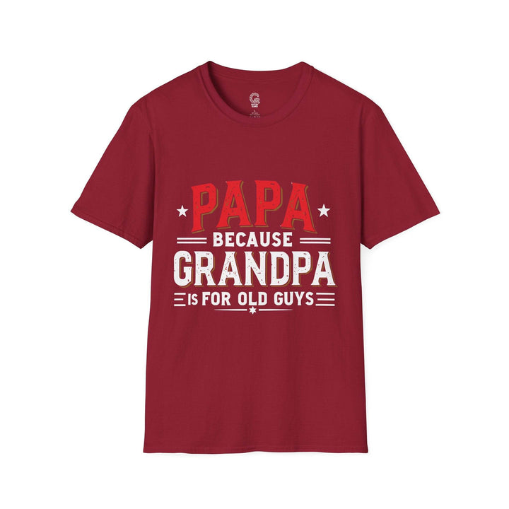 Cool Papa Shirt for Men - Bold Grandpa Tee - Gutsy Garb
