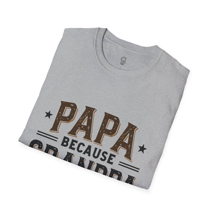 Cool Papa Shirt for Men - Bold Grandpa Tee - Gutsy Garb