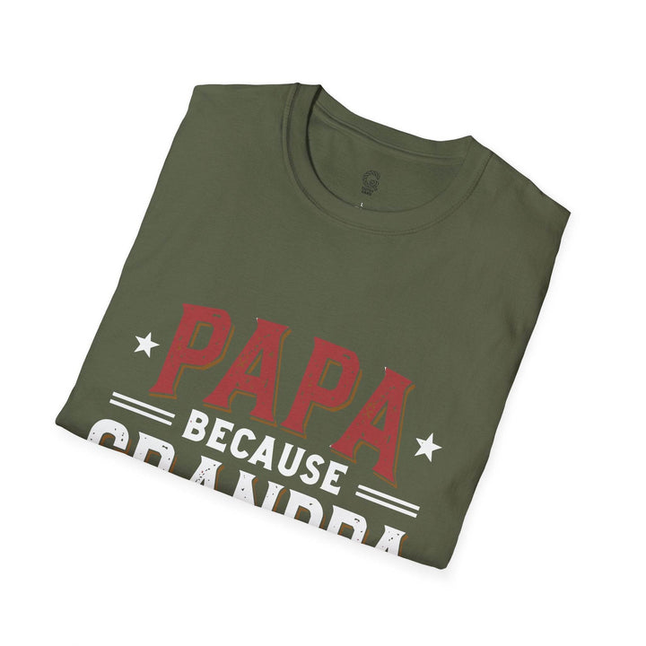 Cool Papa Shirt for Men - Bold Grandpa Tee - Gutsy Garb