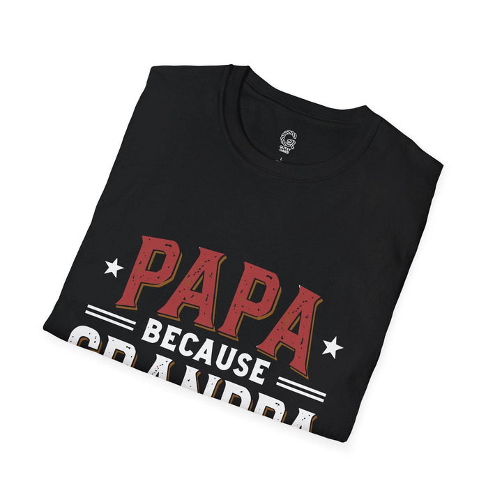 Cool Papa Shirt for Men - Bold Grandpa Tee - Gutsy Garb
