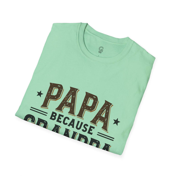 Cool Papa Shirt for Men - Bold Grandpa Tee - Gutsy Garb