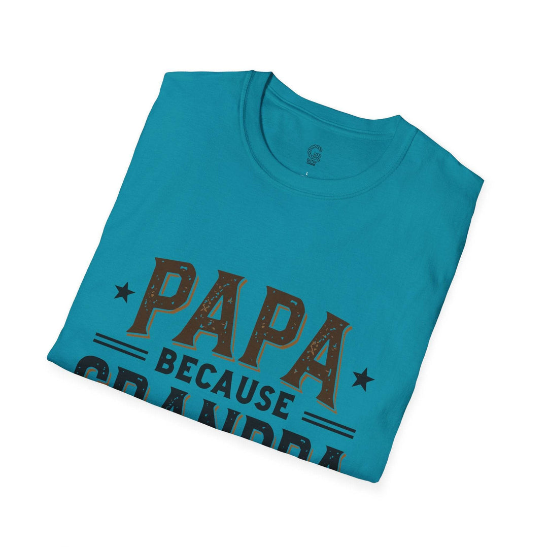 Cool Papa Shirt for Men - Bold Grandpa Tee - Gutsy Garb