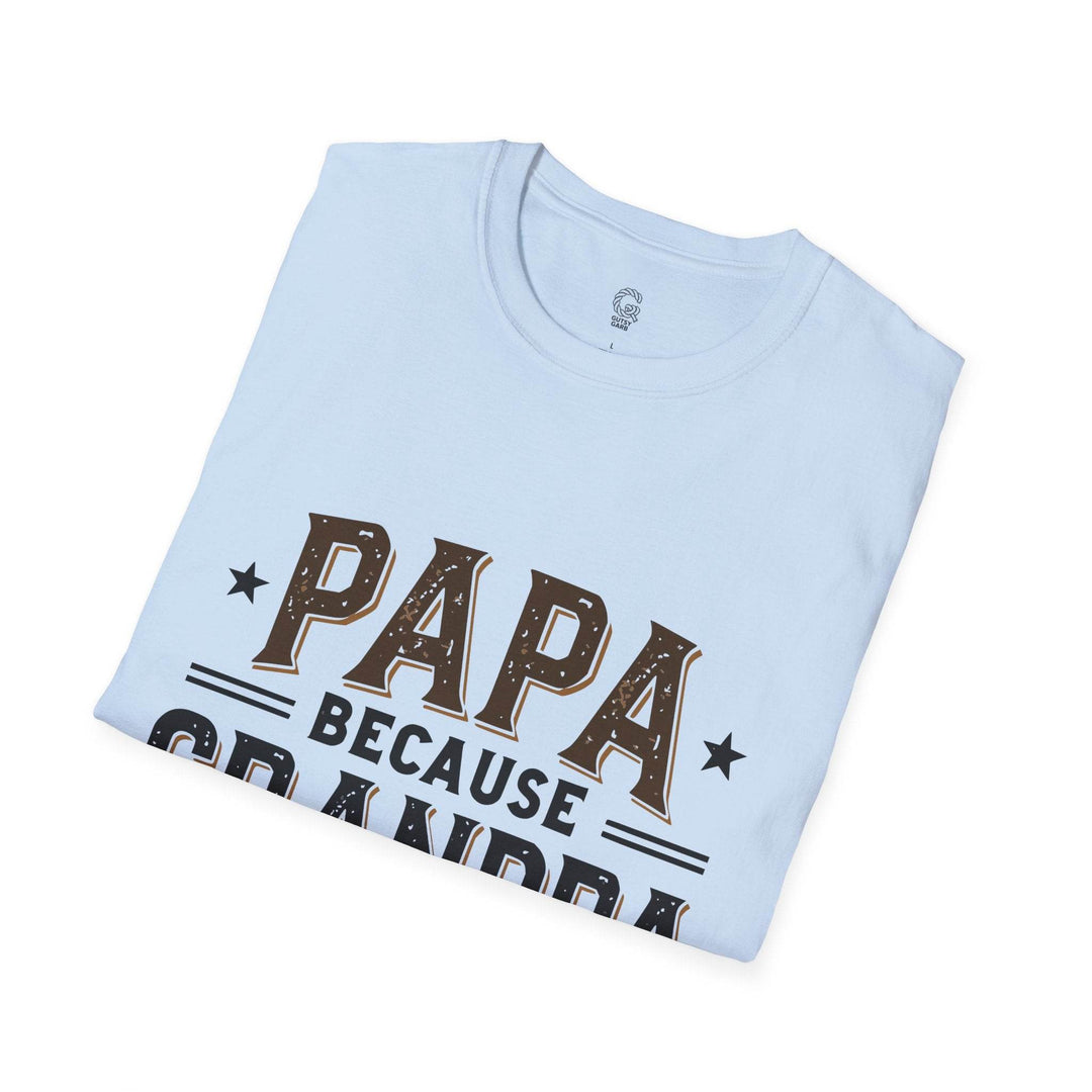 Cool Papa Shirt for Men - Bold Grandpa Tee - Gutsy Garb