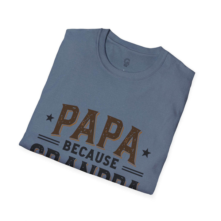 Cool Papa Shirt for Men - Bold Grandpa Tee - Gutsy Garb