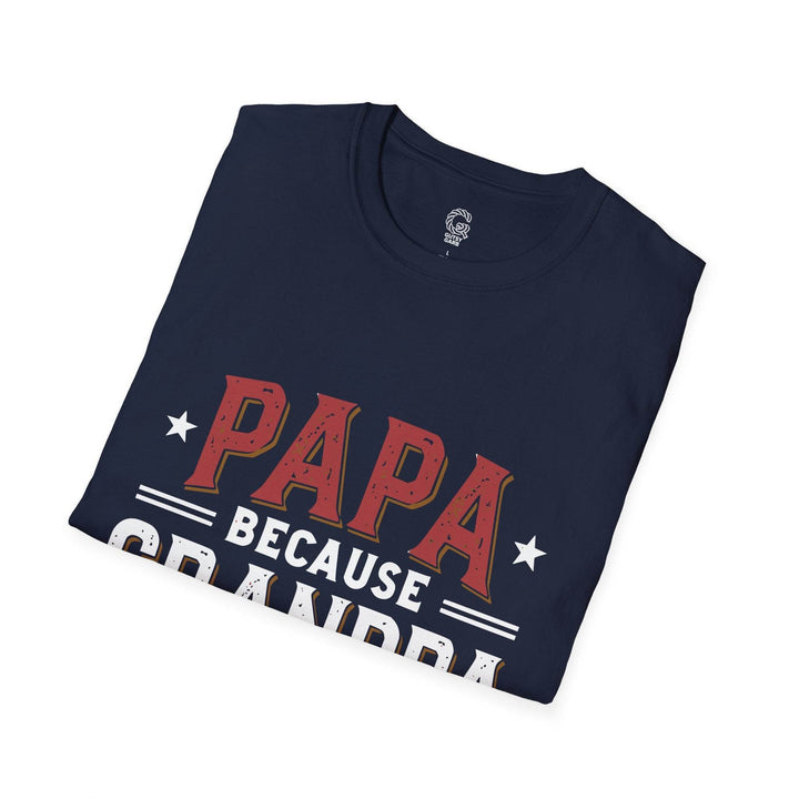 Cool Papa Shirt for Men - Bold Grandpa Tee - Gutsy Garb