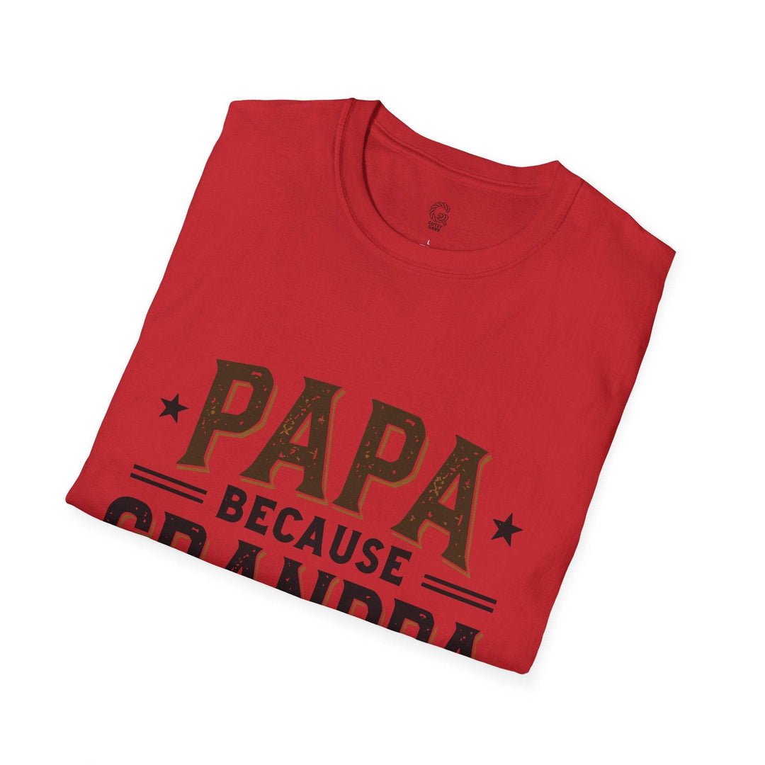 Cool Papa Shirt for Men - Bold Grandpa Tee - Gutsy Garb