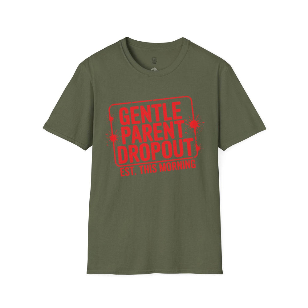 Gentle Parent Humor Shirt - Bold Graphic Tee - Gutsy Garb