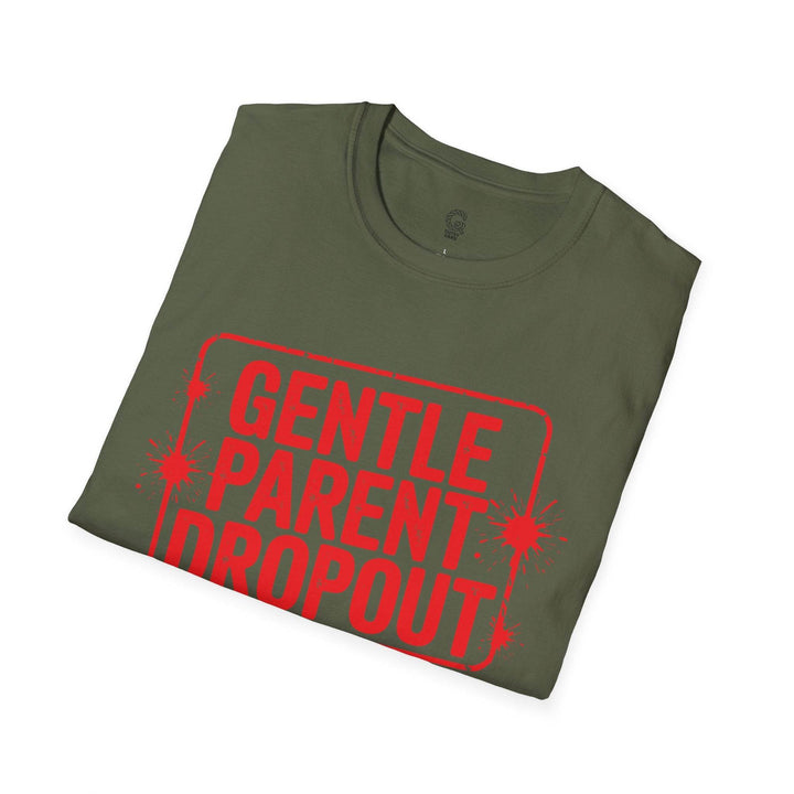 Gentle Parent Humor Shirt - Bold Graphic Tee - Gutsy Garb