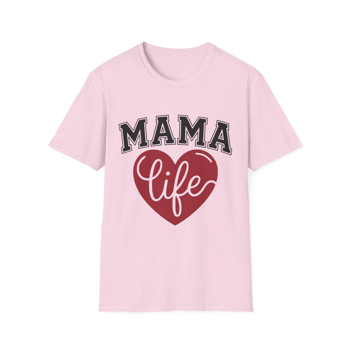 Mama Life T-Shirt with Heart Design - Gutsy Garb