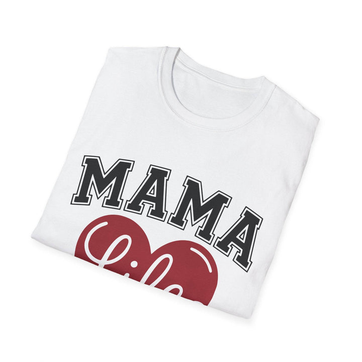 Mama Life T-Shirt with Heart Design - Gutsy Garb
