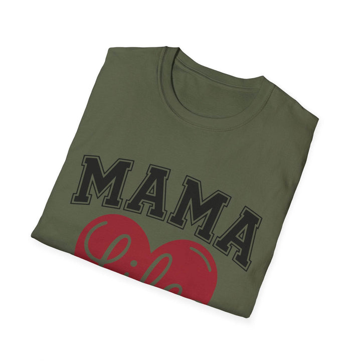 Mama Life T-Shirt with Heart Design - Gutsy Garb