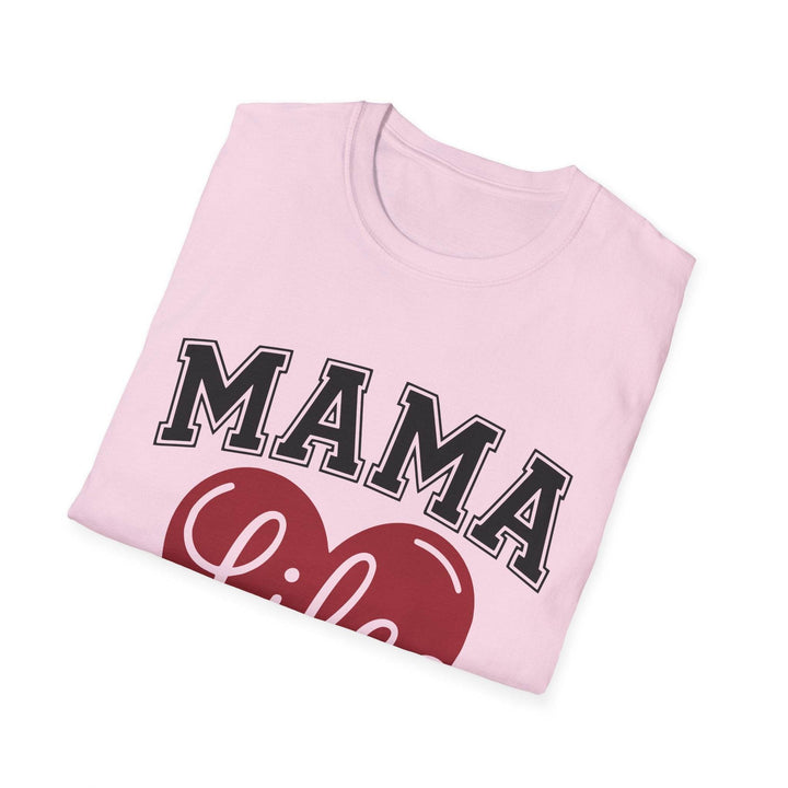 Mama Life T-Shirt with Heart Design - Gutsy Garb
