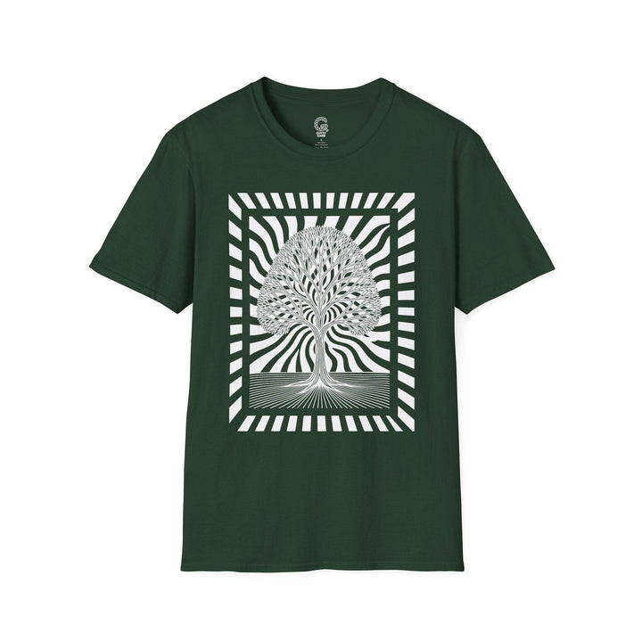 Nature Inspired Bold T-Shirt with Tree Design - Gutsy Garb