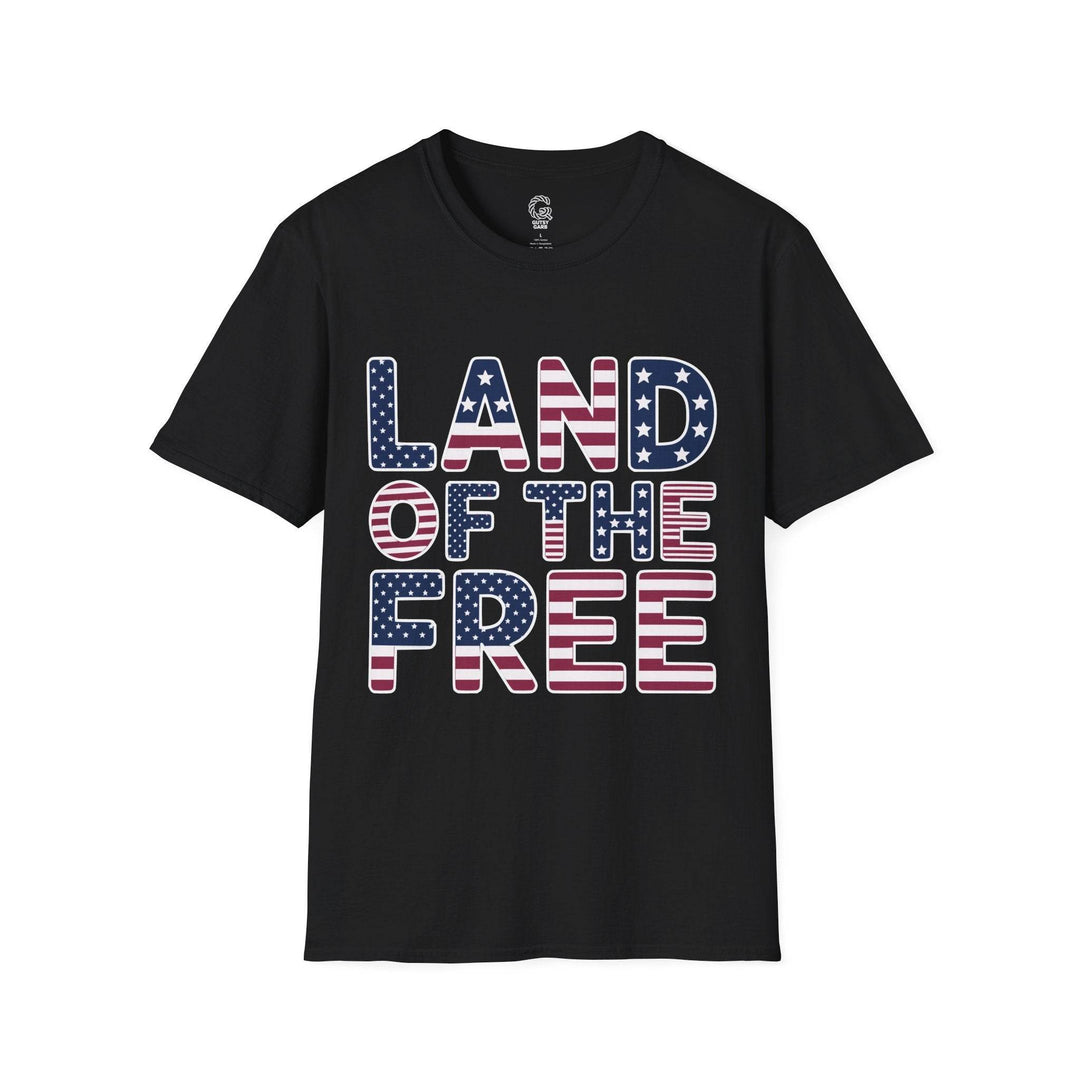 Patriotic American Flag Tee Land of the Free T-Shirt - Gutsy Garb