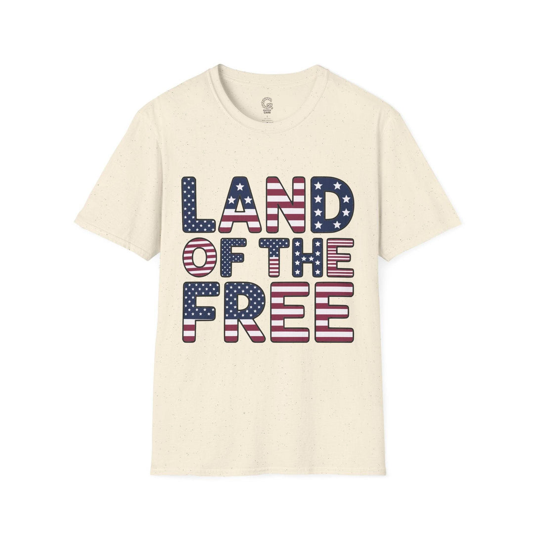 Patriotic American Flag Tee Land of the Free T-Shirt - Gutsy Garb