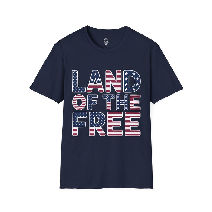 Patriotic American Flag Tee Land of the Free T-Shirt - Gutsy Garb