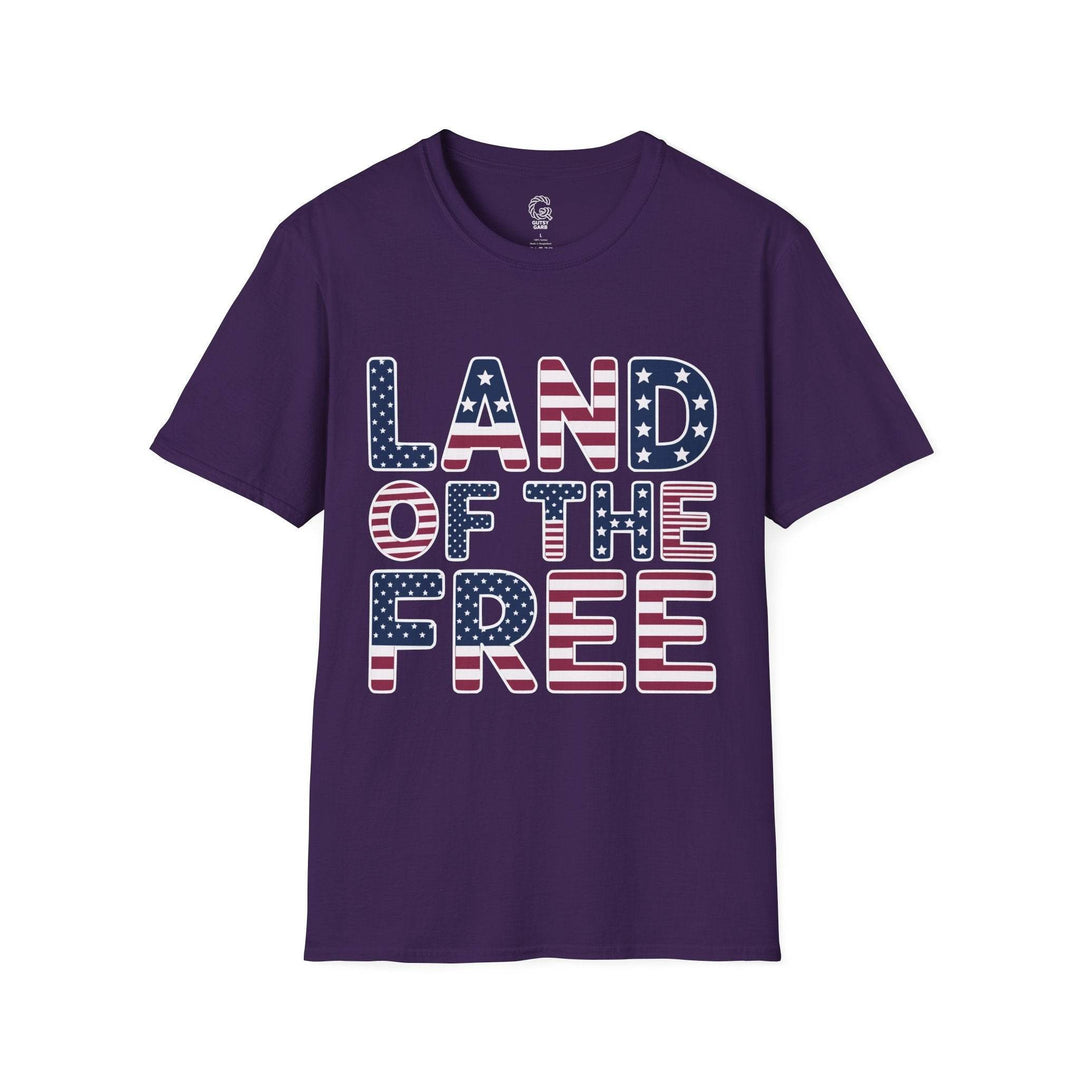 Patriotic American Flag Tee Land of the Free T-Shirt - Gutsy Garb