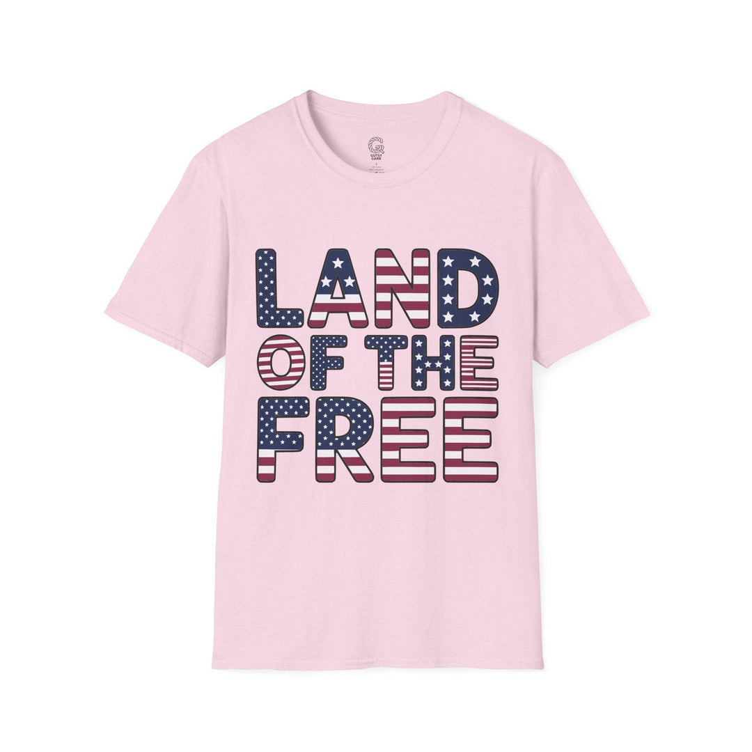 Patriotic American Flag Tee Land of the Free T-Shirt - Gutsy Garb