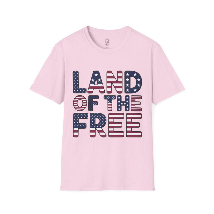 Patriotic American Flag Tee Land of the Free T-Shirt - Gutsy Garb
