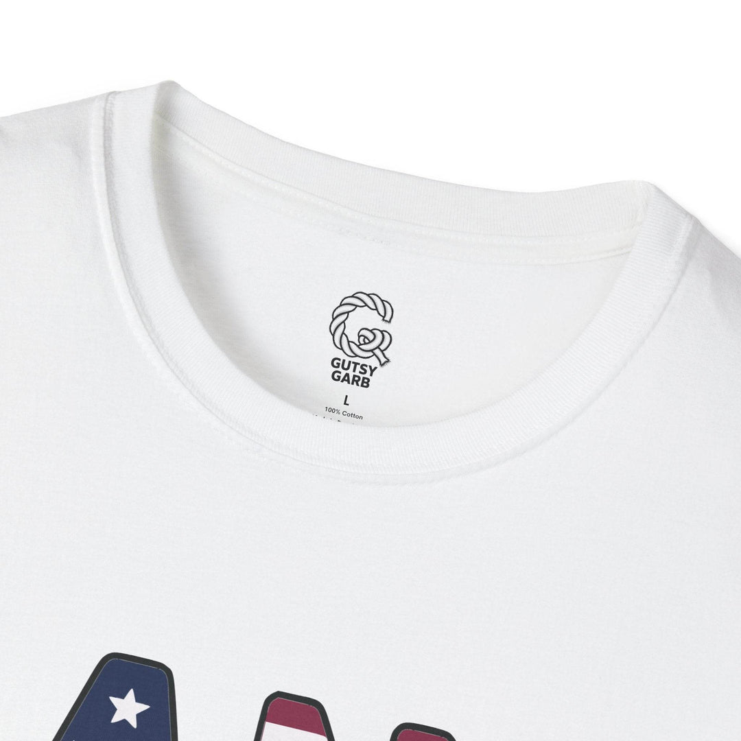 Patriotic American Flag Tee Land of the Free T-Shirt - Gutsy Garb