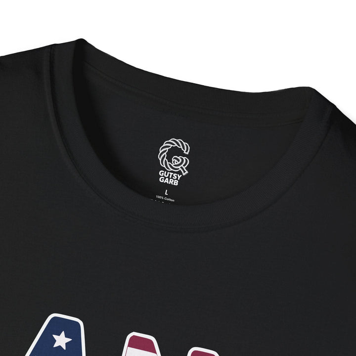 Patriotic American Flag Tee Land of the Free T-Shirt - Gutsy Garb